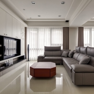簡(jiǎn)約小戶型客廳背景墻裝修效果圖與家具搭配指南